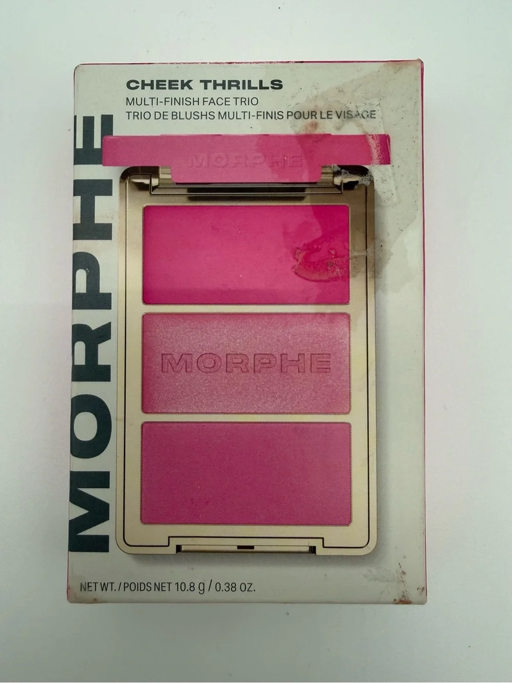 Morphe Cheek Thrills Multi-Finish Face Trio – Bright Pink Trio